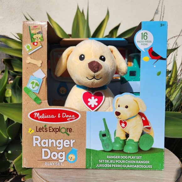 Melissa & Doug Let's Explore Ranger Rescue Dog Pretend Play Set Gear Puppy - Picture 2 of 15